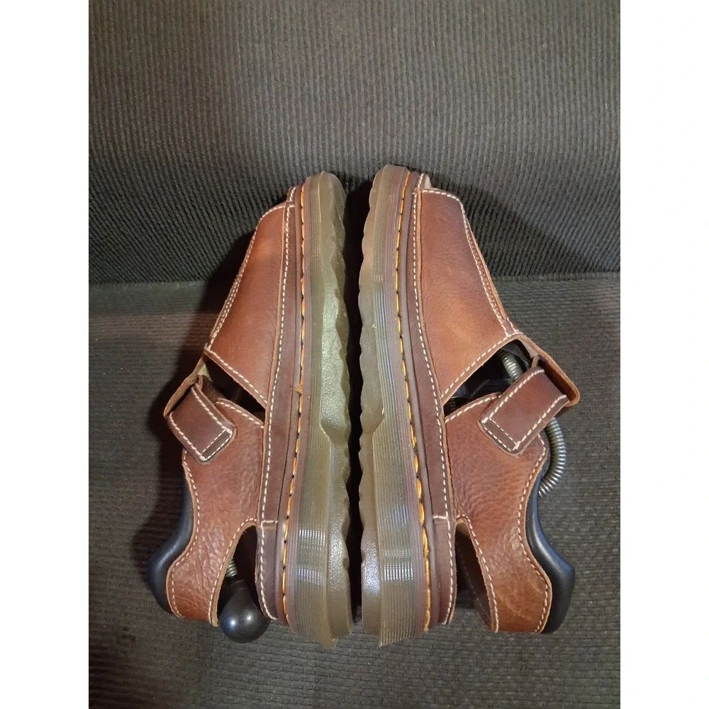 Dr. Martens Mens Brown Leather Fisherman Sandals AirWair 9064 US 11 UK 10